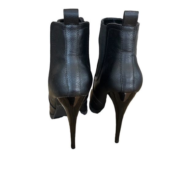 Black Heeled Ankle Boots - Picture 3 of 6